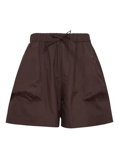 Simone Rocha Drawstring Shorts In Brown