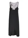 Simone Rocha Sleeveless Midi Dress In Black