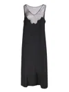 Simone Rocha Sleeveless Midi Dress In Black