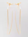 Simone Rocha Bow Ribbon Beaded Drop Earrings