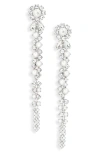 Simone Rocha Drip Drop Earrings In Silver