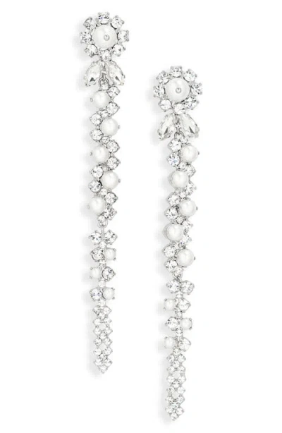 Simone Rocha Drip Drop Earrings In Silver
