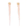 Simone Rocha Drip Earrings - Crystal - Pink In Neutral