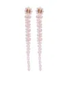 Simone Rocha Water Drop Earrings In 粉色