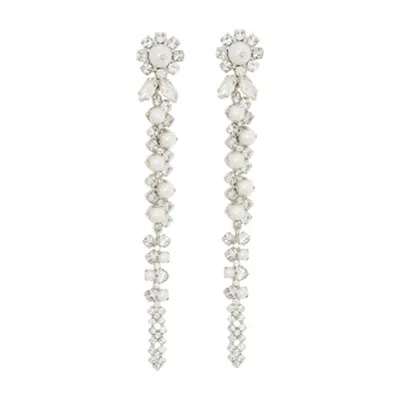 SIMONE ROCHA SIMONE ROCHA DRIP EARRINGS -  - CRYSTAL - IVORY