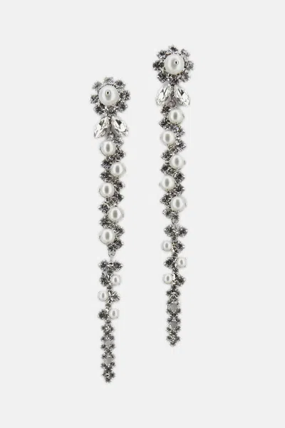 Simone Rocha Drip Earrings In Metallic