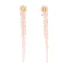 Simone Rocha Drip Earrings In Pink