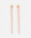 Simone Rocha Drip Earrings In Pink