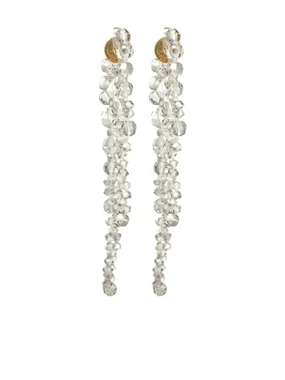 Simone Rocha Drip Earrings In Silver