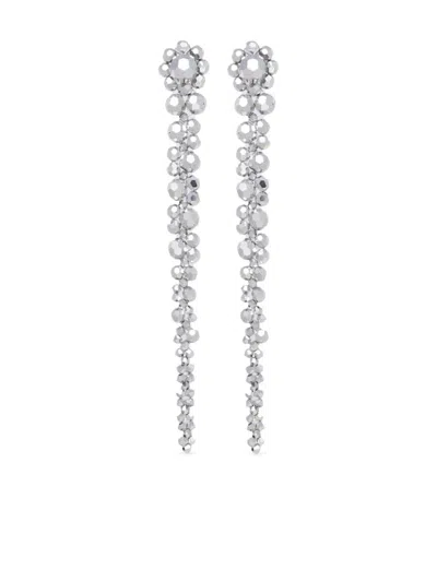 Simone Rocha Drip Earrings In Silver