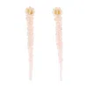 Simone Rocha Drip Earrings In Pink