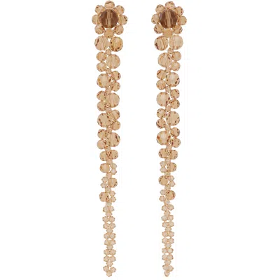 Simone Rocha Drip Earrings In Tobacco