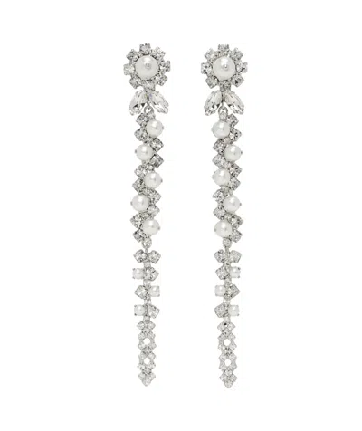 Simone Rocha Drip Earrings In Silver