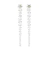 Simone Rocha Beaded Drop Earrings In White