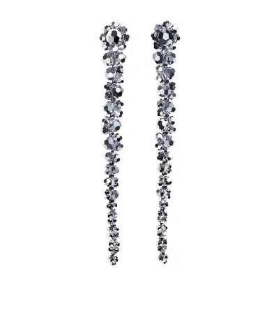 Simone Rocha Dripping Earrings In Gray