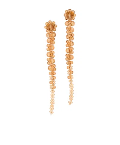 Simone Rocha Drop Earrings In Beige