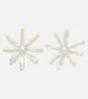 Simone Rocha Earrings With Freshwater Pearls In Silver