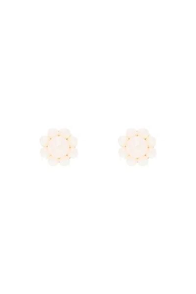 Simone Rocha Earrings With Pearls In Multicolor