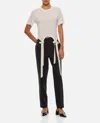 Simone Rocha Off-white Bow Tail Easy T-shirt In Ivory
