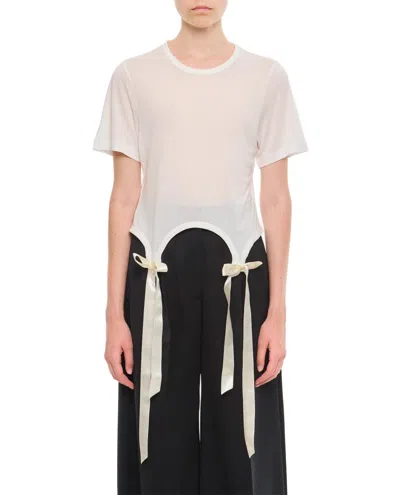 SIMONE ROCHA SIMONE ROCHA EASY T-SHIRT W/ BOW TAILS