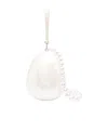 Simone Rocha Micro Egg Pearl-effect Clutch Bag In White