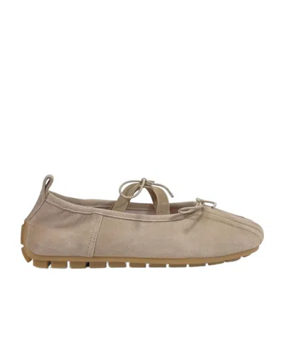Simone Rocha Elastic Band Ballet Flats In Brown
