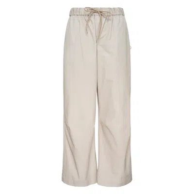 SIMONE ROCHA ELASTICATED KNEE PLEAT TROUSERS