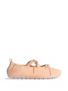 Simone Rocha Elasticated-strap Ballet Flats In Neutral