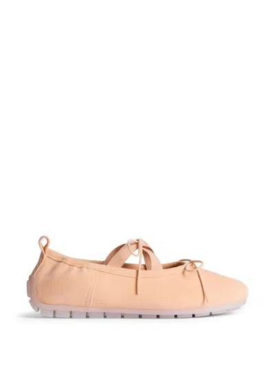 Simone Rocha Elasticated-strap Ballet Flats In Neutral