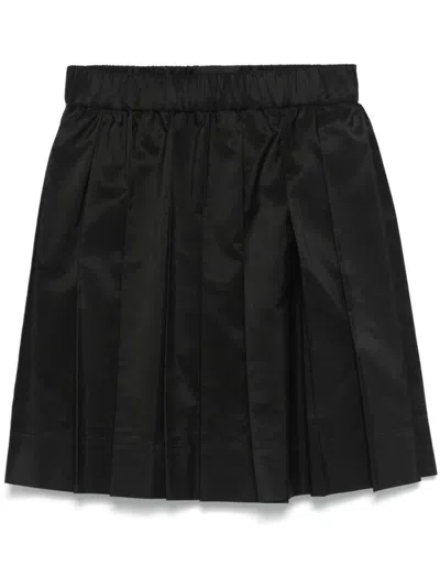 SIMONE ROCHA ELASTICATED-WAIST PLEATED MINI SKIRT