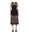 Simone Rocha Embellied Sleeveless Dress In Black