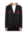 Simone Rocha Embellished Blazer In Black