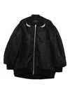 Simone Rocha Embellished Bomber Jacket In Black