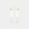 Simone Rocha Embellished Bow Hairclip -  - Satin - Beige In Beige