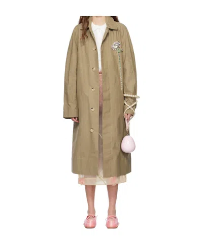 SIMONE ROCHA EMBELLISHED CARNATION COAT