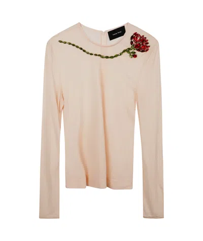 SIMONE ROCHA SIMONE ROCHA EMBELLISH MESH TOP