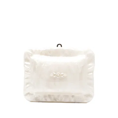 Simone Rocha Embellished Clutch Bag In White