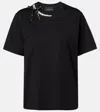 Simone Rocha Embellished Cotton Jersey T-shirt