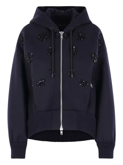 SIMONE ROCHA EMBELLISHED HOODED JACKET