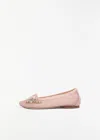 Simone Rocha Embellished Mesh Ballerina