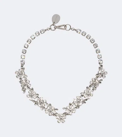 Simone Rocha Embellished Necklace In Silver