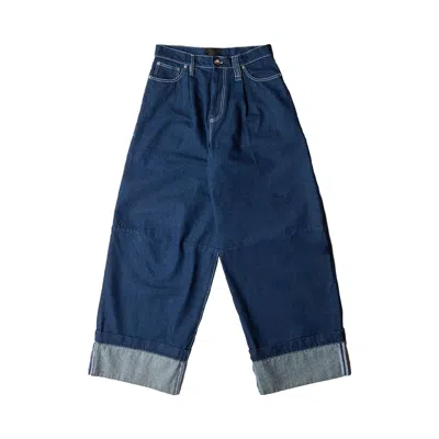 Pre-owned Simone Rocha Embellished Puddle Jeans 'blue' | Men's Size L