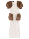 Simone Rocha Embellished Sleeveless Dress In Neutrals