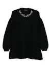 Simone Rocha Embellished Sweater In Black