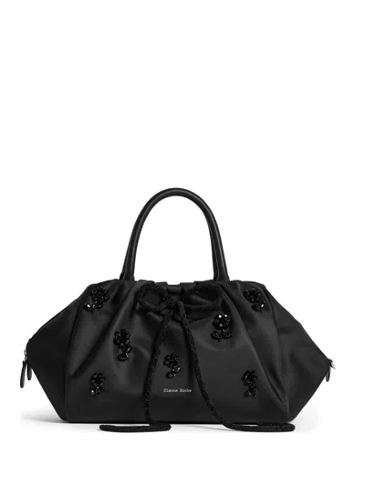 Simone Rocha Embellished Tote Bag In Black