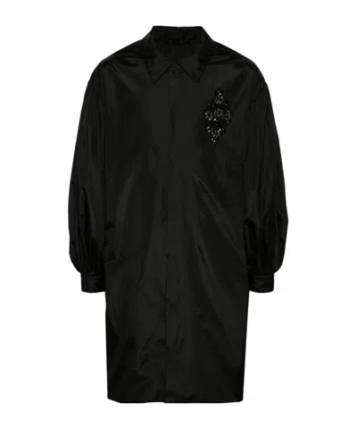 SIMONE ROCHA EMBROIDERY BUBBLE SLEEVE WORK COAT