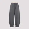 Simone Rocha Frilly  Drawstring Track Pants In Charcoal