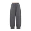 Simone Rocha Frilly  Drawstring Track Pants In Grey