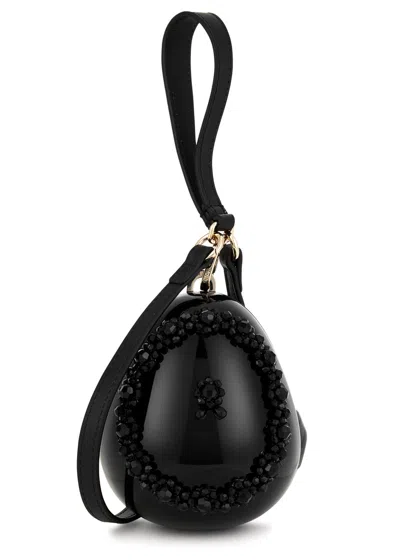 Simone Rocha Fabergé Egg Embellished Top Handle Bag In Neutral