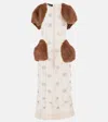 Simone Rocha Embellished Sleeveless Dress In Multicoloured